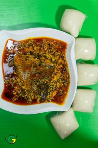 Gelmox Fish Mix goes yummy with this Egusi soup